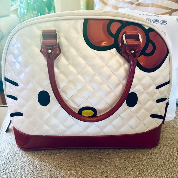 Sanrio Handbags - Collector’s HELLO KITTY DOMED SATCHEL by San Rio MADE  2013 New Vintage Bag!
